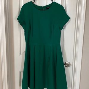 Emerald green dress
